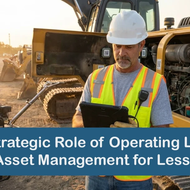 Operating lease asset management dashboard for equipment lessors