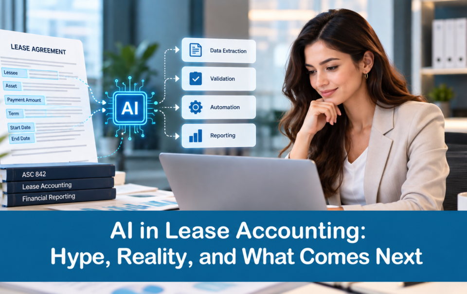 AI in lease accounting for automated data and accounting processes